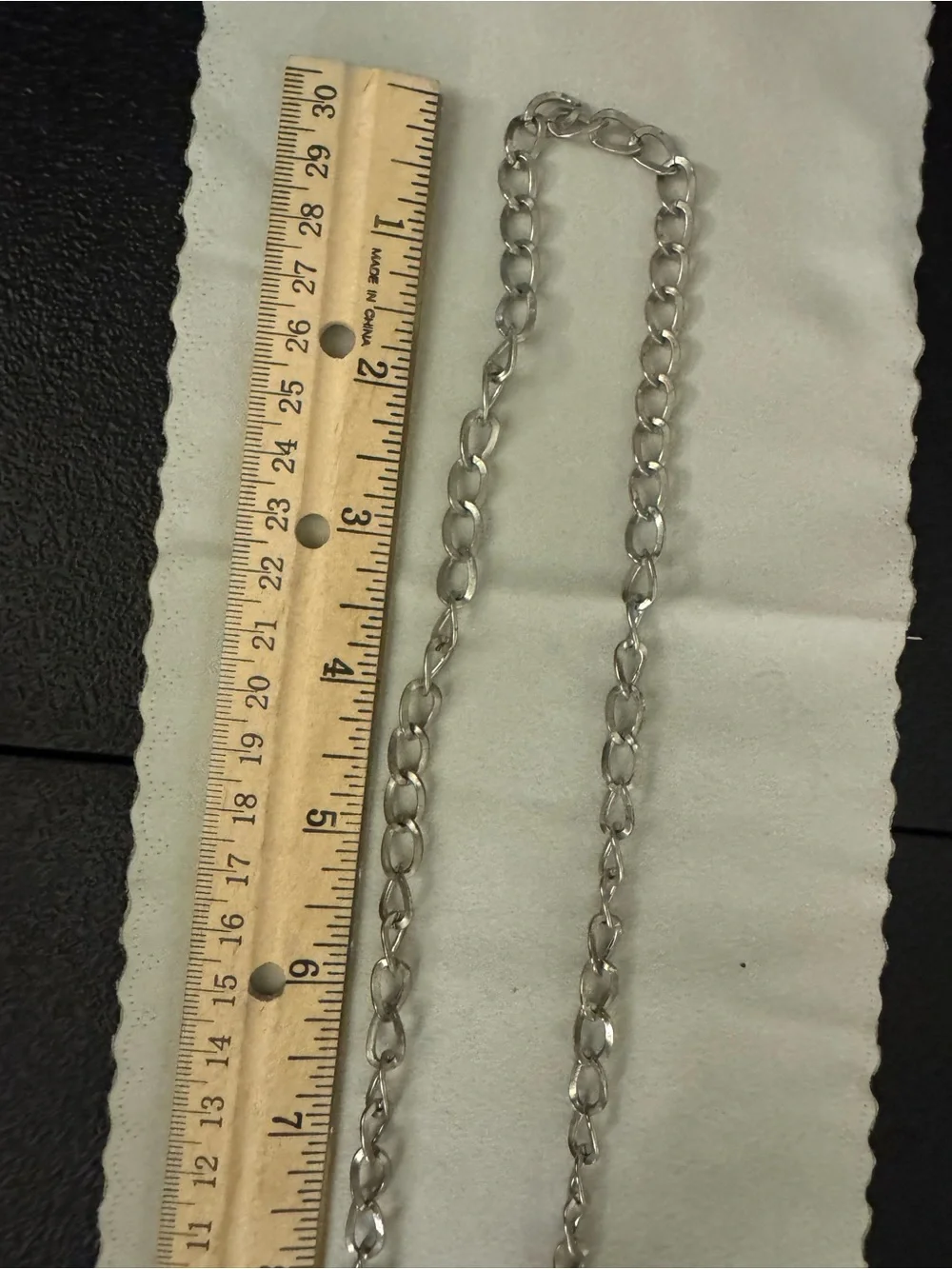 Chunky Black Beaded Necklace with Silver Accents
